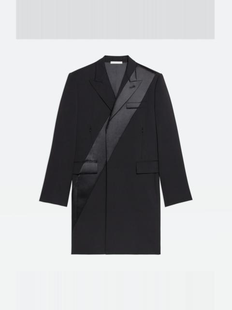 VIRGIN WOOL TUXEDO CAR COAT