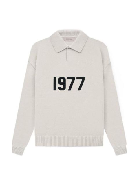 Fear of God Essentials SS22 1977 Henley Rugby Polo Shirt 'Wheat' FOG-SS22-157