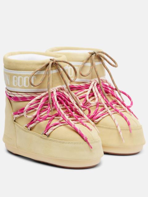 Icon suede ankle boots