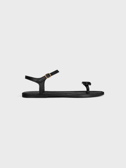 BAY - TRIOMPHE THONG SANDAL IN SUPPLE CALFSKIN
