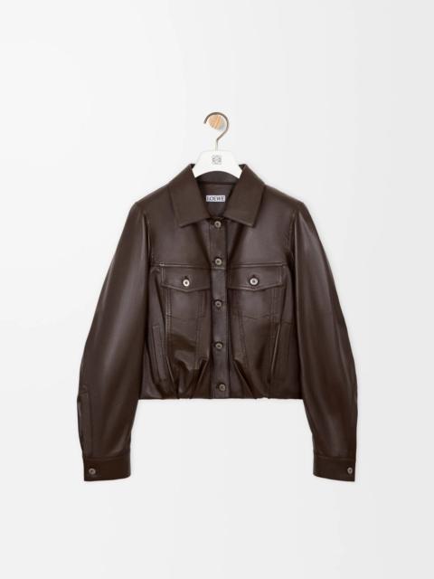 Jacket in nappa lambskin