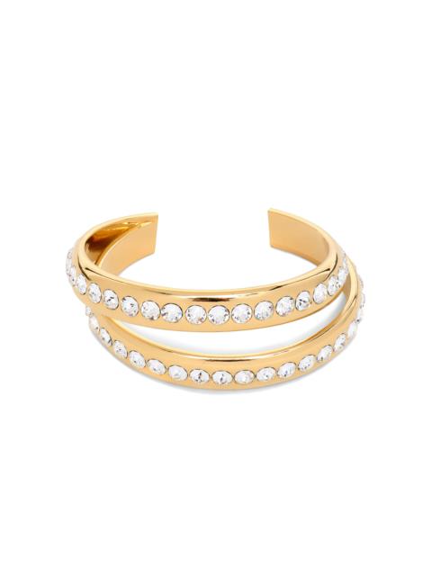 Jahleel Crystal-Embellished Gold-Tone Cuff gold