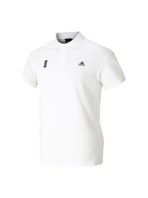 adidas WJ POLO Slogan Short-sleeve polo Shirt Men White FT2755