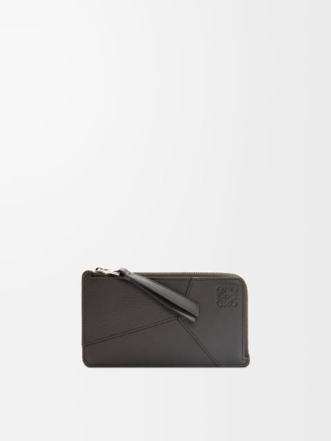 Puzzle long coin cardholder in classic calfskin