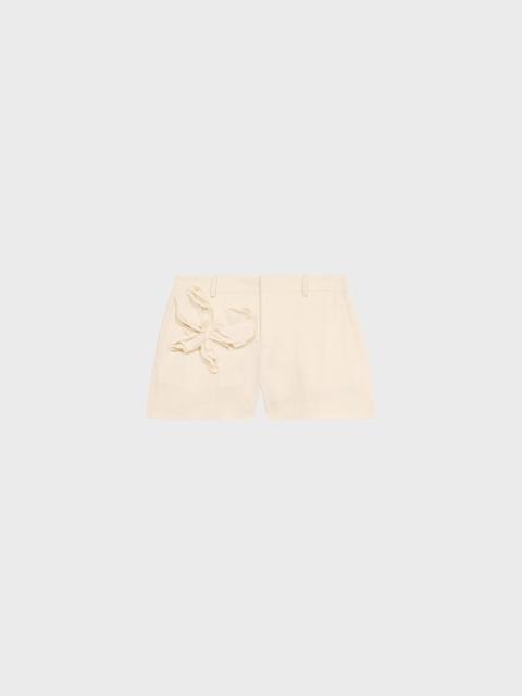 GABARDINE SHORTS WITH BUTTERFLY