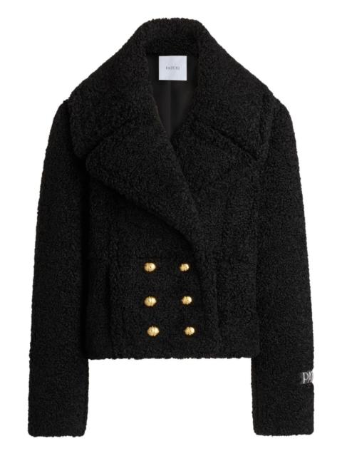 double-breasted coat