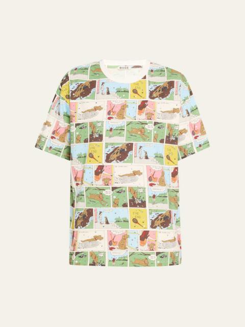 Comic Strip Printed Tee