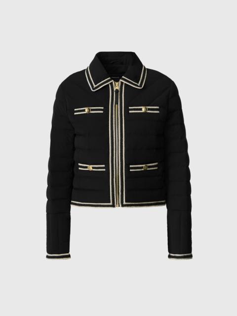 PETUNIA Crocheted Trim Down Jacket