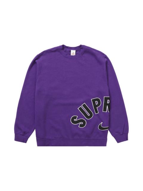 Supreme Nike Arc Crewneck Purple