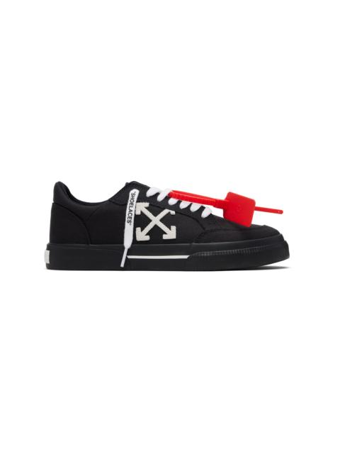 Black Vulcanized Low Sneakers