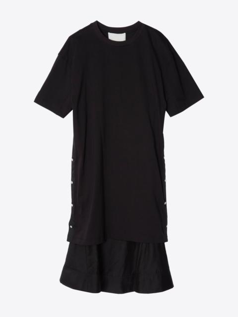 Short Sleeve Oversized T-Shirt Combo Dress