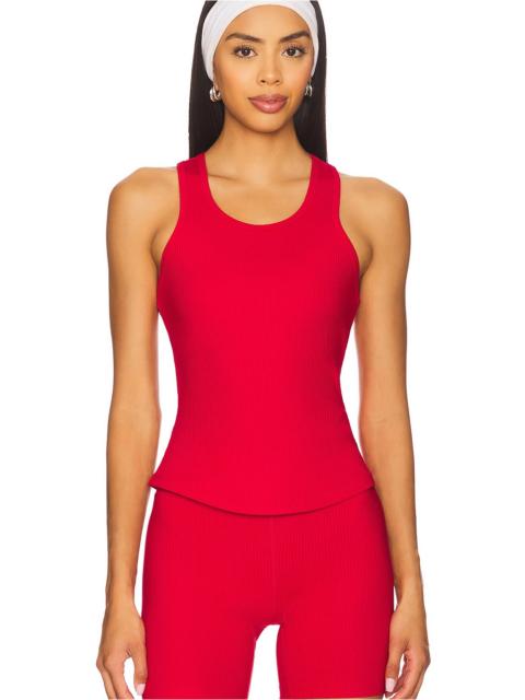 Ribbed Sporty Tank Top