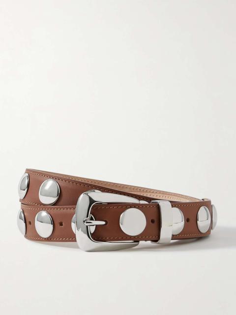 Benny studded leather belt