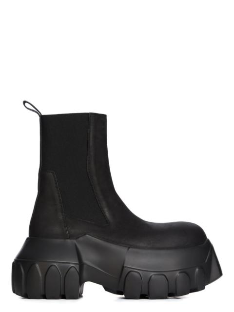 elasticated-panelled boots