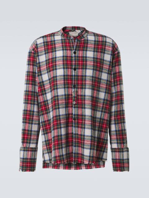 Plaid cotton shirt