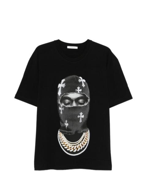 Mask Crosses-print T-shirt