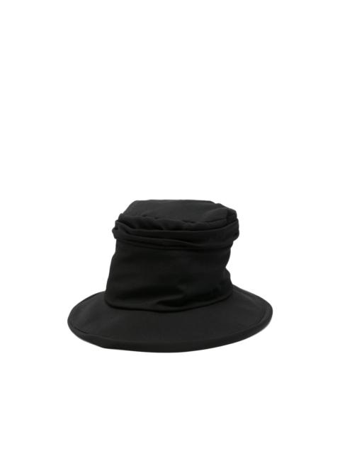 ruched-detail hat
