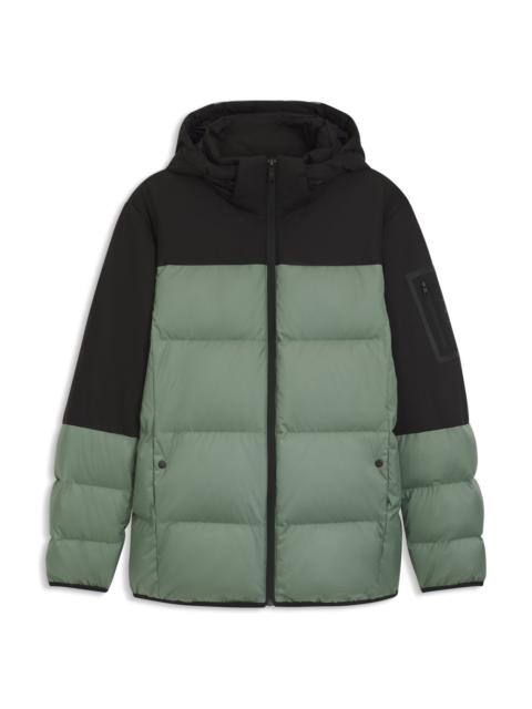 WATER-REPELLENT DOWN JACKET WITH DETACHABLE HOOD AND SLEEVES
