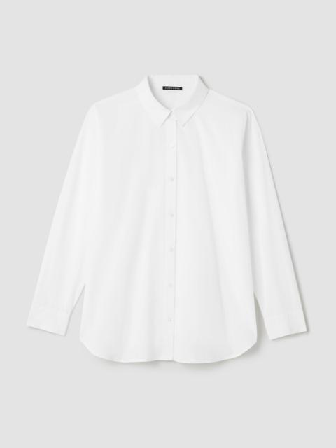 Organic Cotton Poplin Classic Collar Shirt
