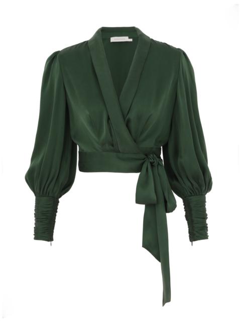 SILK WRAP TOP