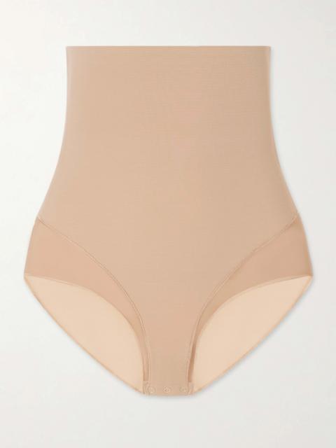 Power Mesh High-waist Jersey Briefs