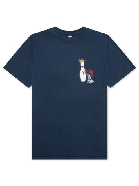 KINGPIN PIGMENT DYED TEE - NAVY