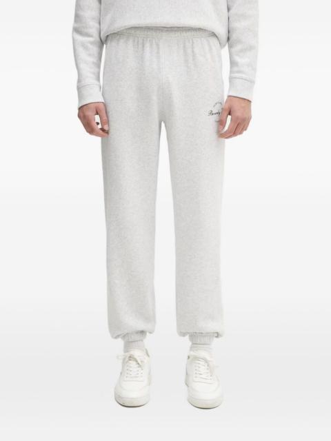 cotton-blend track pants