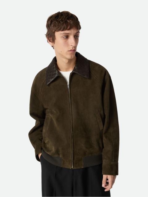 Suede Leather Blouson