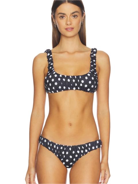 Dorit Ruched Bikini Top
