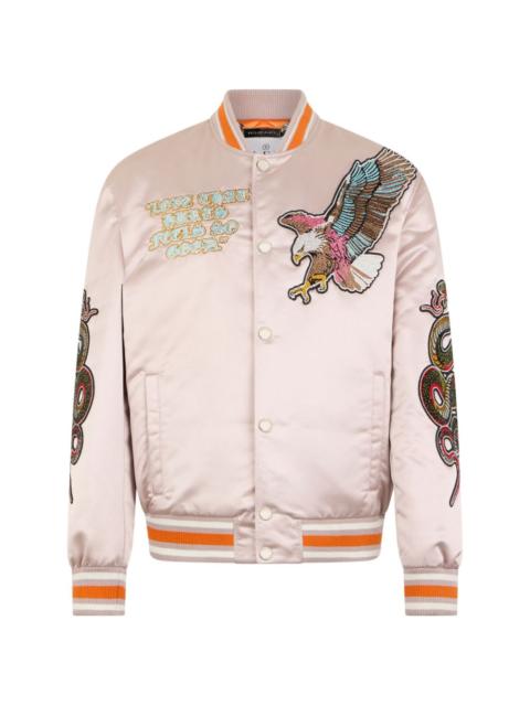 satin bomber jacket