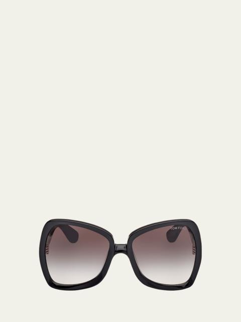 Jerry Butterfly Acetate Sunglasses