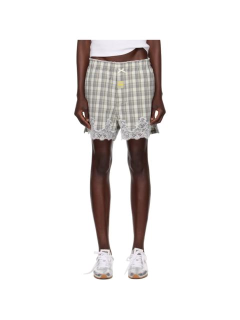 SSENSE Exclusive Gray French Knickers Shorts