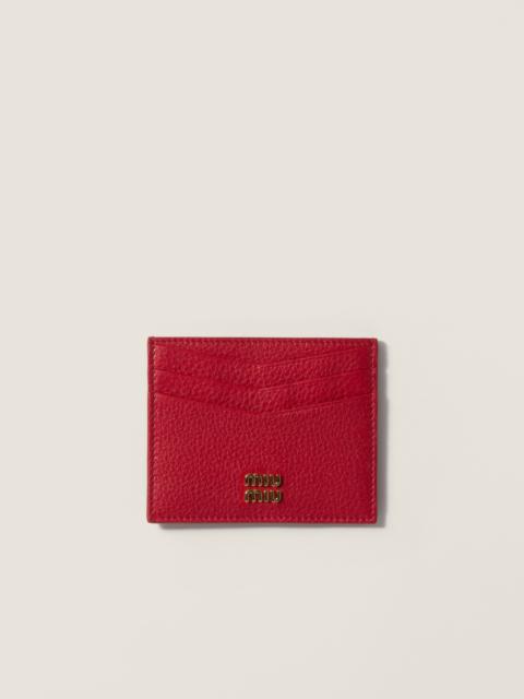Leather card holder