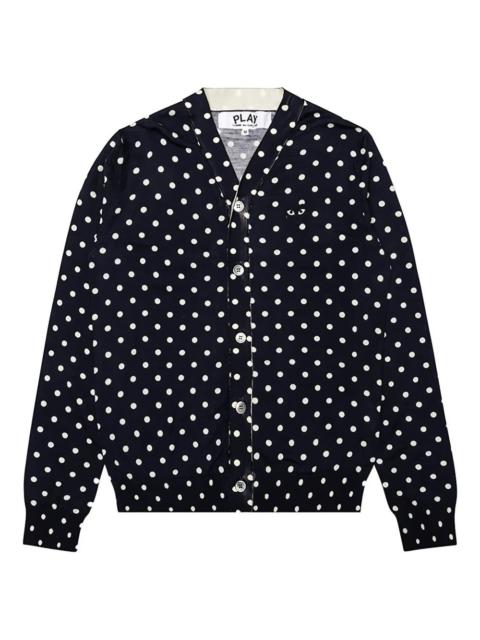 polka dot cardigan