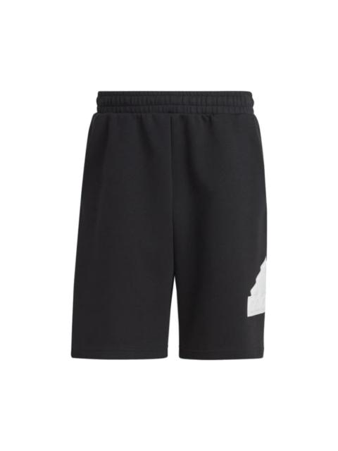 adidas Future Icons Badge of Sport Shorts 'Black White' IC3737