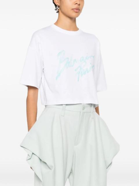 cropped-lenght T-shirt