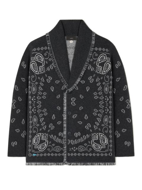 Bandana Jacquard Cardigan