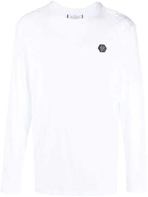 logo print long-sleeve T-shirt