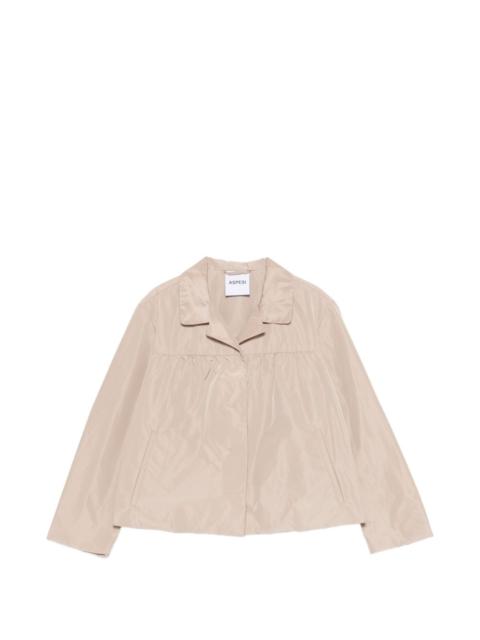 buttoned cropped jacket