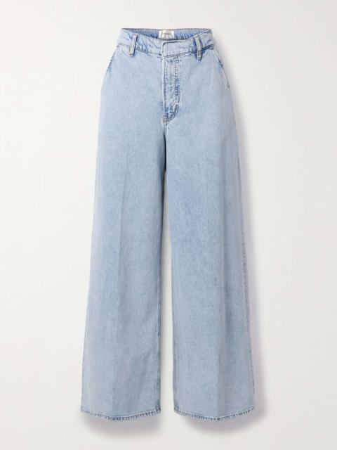 The Wide Trouser high-rise wide-leg organic jeans
