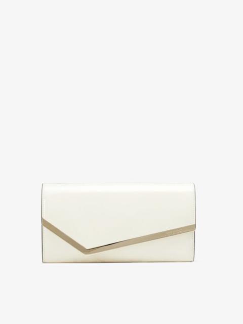 Emmie
Latte Patent Leather Clutch Bag