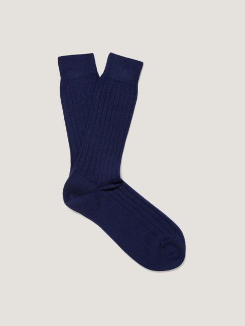 Cashmere Rib Socks