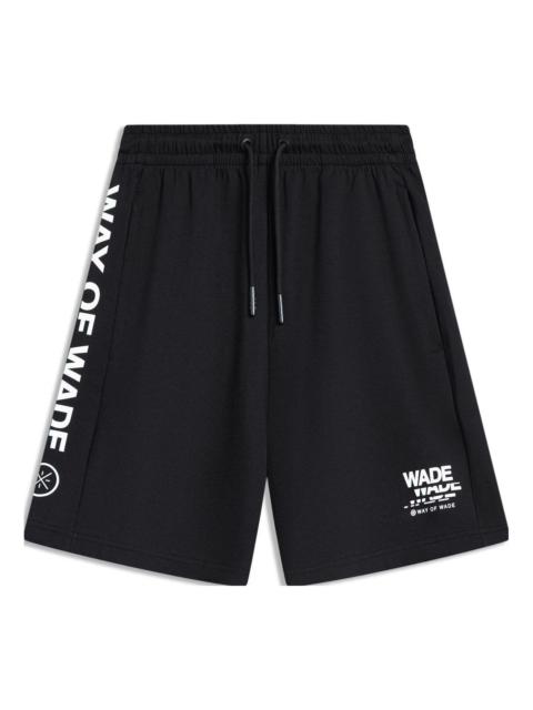 Li-Ning Way Of Wade Graphic Shorts 'Black White' AKST319-1