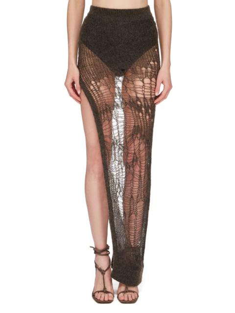 Spider Ziggy Skirt Brown