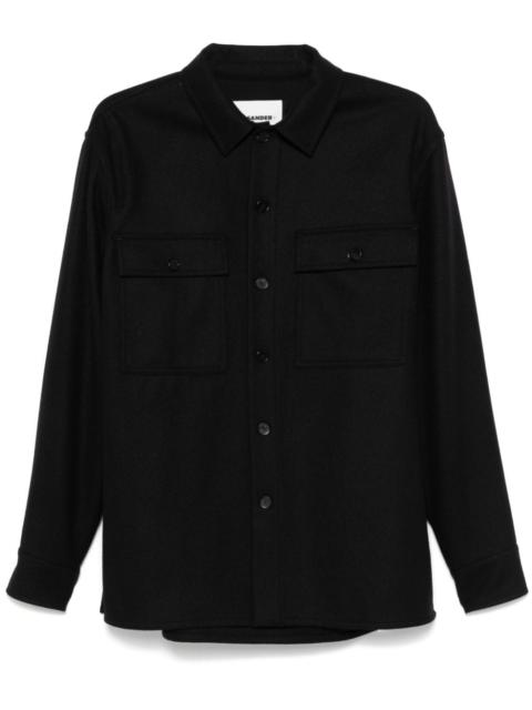 + virgin-wool shirt