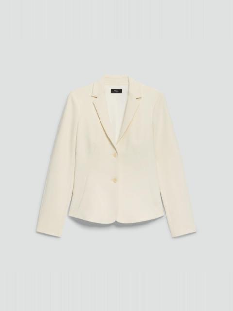 Fitted Blazer in Admiral Crepe