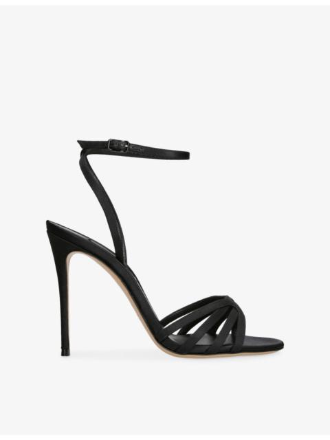 Julia 100 Satin Heeled Sandals