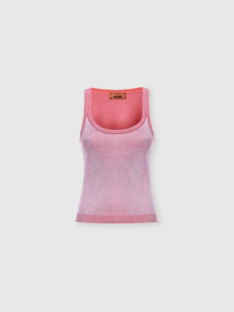 Viscose Lamé Tank Top