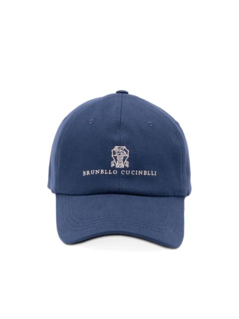 logo-embroidered baseball cap