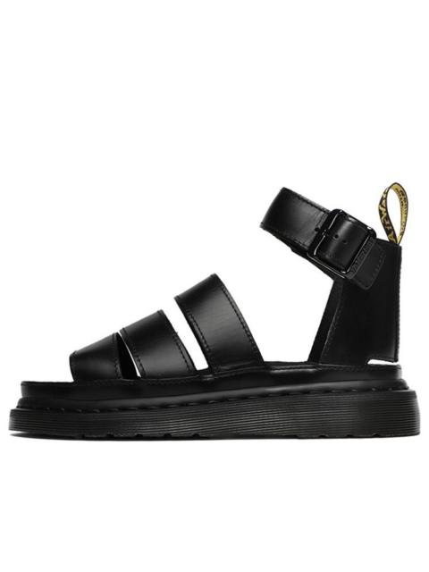 (WMNS) Dr. Martens Vintage Platform Hollowed Sandal Black 24477001